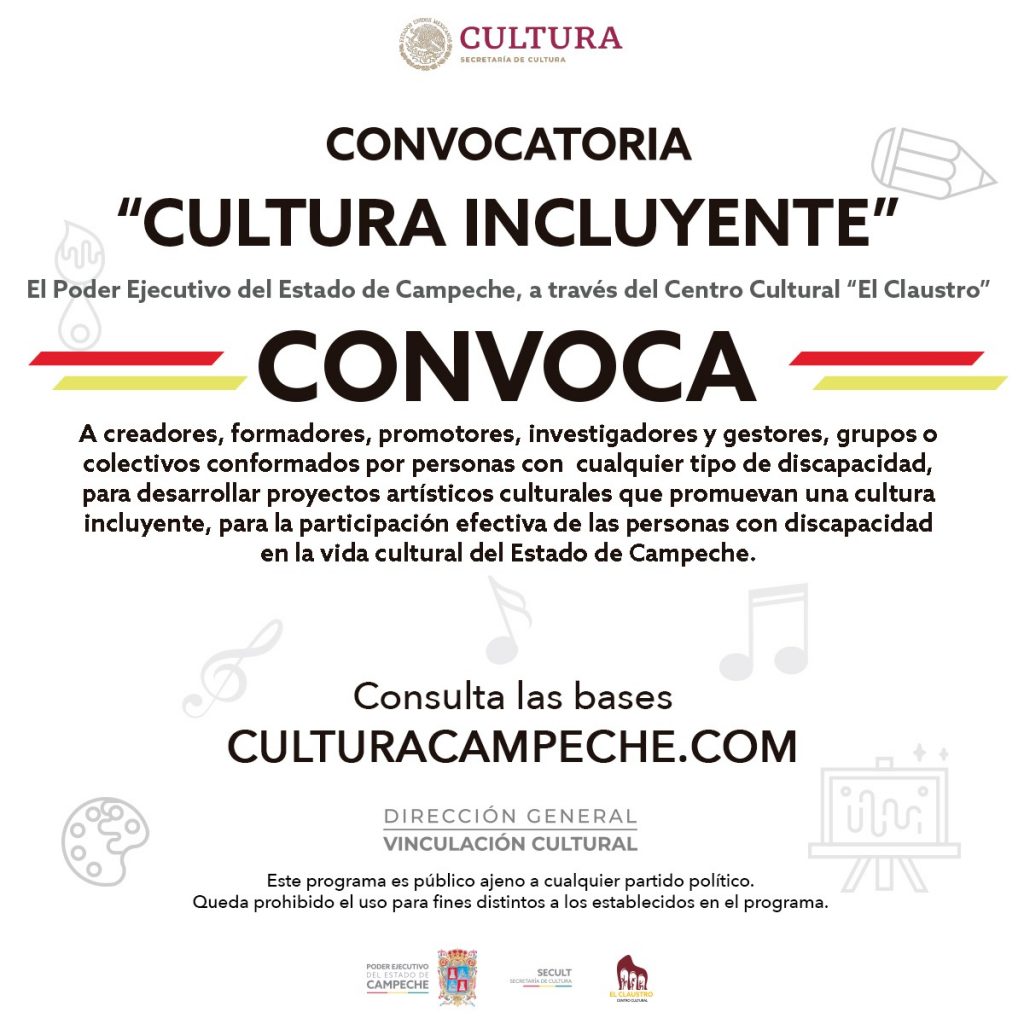 ABREN CONVOCATORIA CULTURA INCLUYENTE – Sala de Prensa