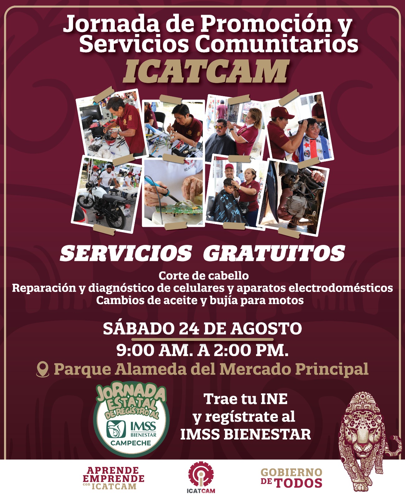 ICATCAM Lanza Jornadas de Promoción y Servicios Comunitarios para Beneficiar a las Familias Campechanas.